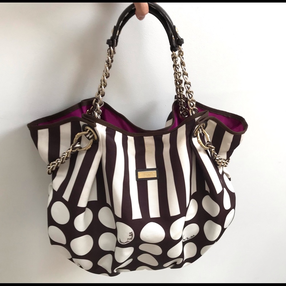 HTF🏆HENRI BENDEL Iconic Pattern Tote
